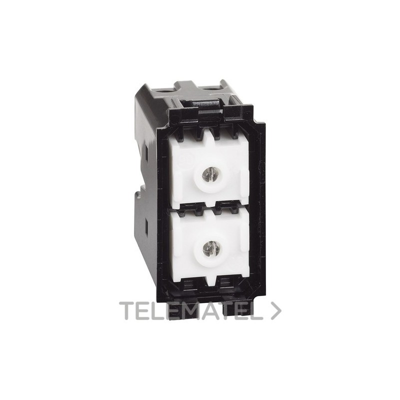 Pulsador doble 10A 250VCA LIVING NOW 1 módulo, no interblocados con referencia K4036 de la marca BTICINO.