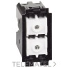 Pulsador doble 10A 250VCA LIVING NOW 1 módulo, no interblocados con referencia K4036 de la marca BTICINO.