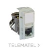 Base RJ45 CAT6A STP LIVING NOW 1 módulo para transmisión de datos/telefonía, blanco con referencia KW4279C6AS de la marca BTI