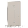 Tecla LIVING NOW W/NETATMO 2 módulos, iluminable para productos cableados, sand con referencia KM33M2 de la marca BTICINO.