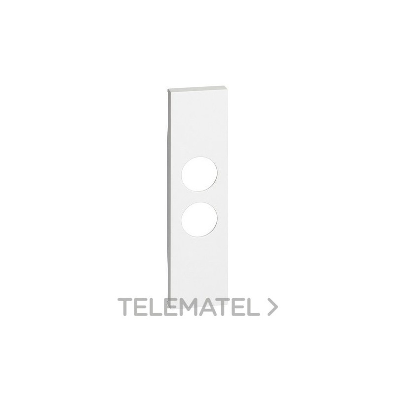 Placa frontal LIVING NOW 1 módulo para bases de TV ref.4214D-4371, blanco con referencia KW09 de la marca BTICINO.