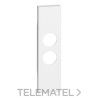 Placa frontal LIVING NOW 1 módulo para bases de TV ref.4214D-4371, blanco con referencia KW09 de la marca BTICINO.