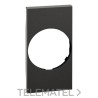 Placa frontal LIVING NOW 2 módulos para base enchufe multiestándar ref.4141, dark con referencia KG04 de la marca BTICINO.