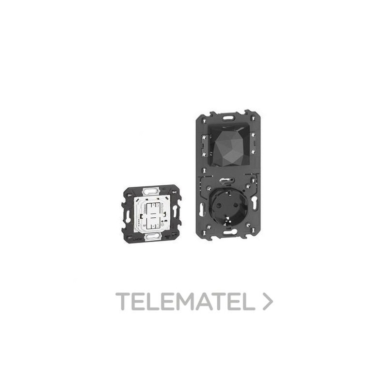 Gateway con base de corriente integrada Starter Pack LIVING NOW W/NETATMO, dark con referencia KG4501C de la marca BTICINO.