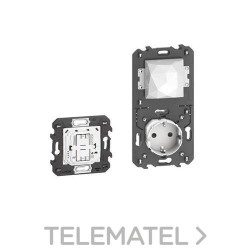 Gateway con base de corriente integrada Starter Pack LIVING NOW W/NETATMO, blanco con referencia KW4501C de la marca BTICINO.