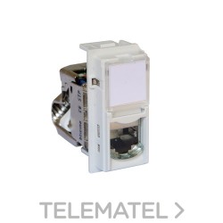 Base RJ45 CAT6 STP LIVING NOW 1 módulo para transmisión de datos/telefonía, blanco con referencia KW4279C6S de la marca BTICI