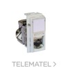 Base RJ45 CAT6 STP LIVING NOW 1 módulo para transmisión de datos/telefonía, blanco con referencia KW4279C6S de la marca BTICI