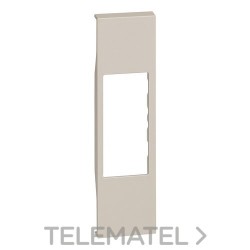 Placa frontal LIVING NOW 1 módulo para RJ45 y adaptadores keystone, sand con referencia KM07 de la marca BTICINO.
