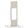 Placa frontal LIVING NOW 1 módulo para RJ45 y adaptadores keystone, sand con referencia KM07 de la marca BTICINO.