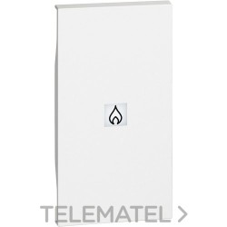 Tecla control calefacción LIVING NOW 2 módulos, blanco con referencia KW01M2PN de la marca BTICINO.