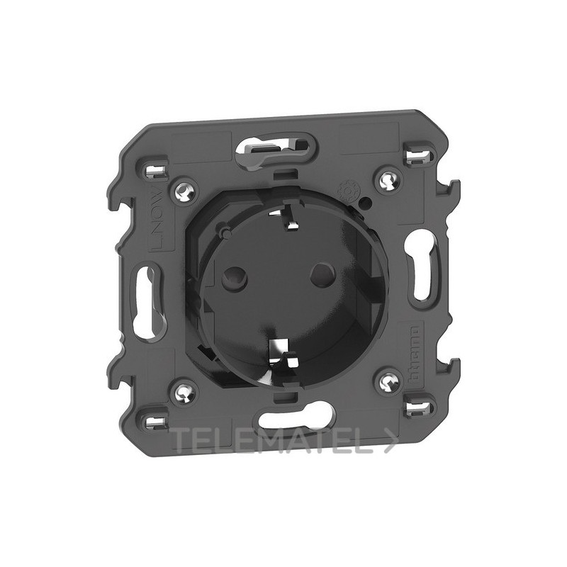 Base enchufe conectada 2P+T LIVING NOW W/NETATMO para controlar equipos eléctricos a distancia, dark con referencia KG4141AC de