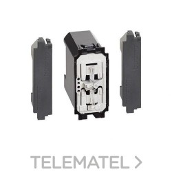 Interruptor de iluminación LIVING NOW W/NETATMO 3H, negro con referencia K4412CM2 de la marca BTICINO.