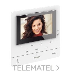 Monitor manos libres Classe 100 conectado 2 hilos con referencia 344786 de la marca BTICINO.
