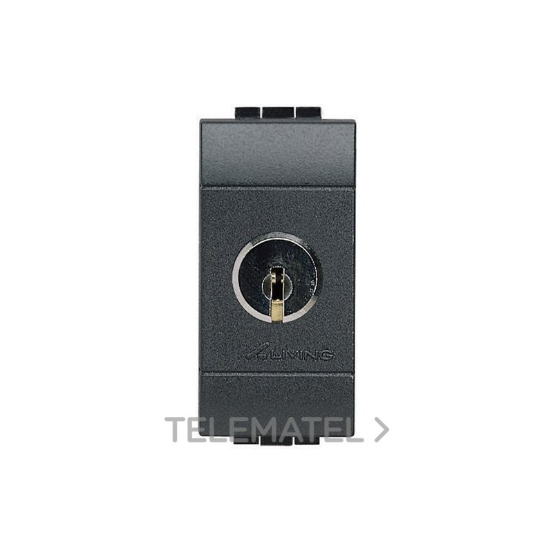 Interruptor 2 polos 16A llave KABA MICRO LIVING internacional con referencia L4012 de la marca BTICINO.