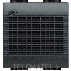 Sonería electrónica 12V Livinglight 2 módulos antracita con referencia L4355/12 de la marca BTICINO.