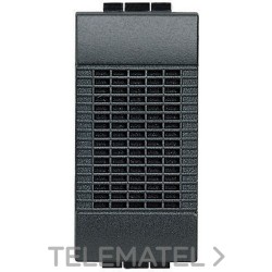 Zumbador 230V Livinglight 1 módulo antracita con referencia L4356/230 de la marca BTICINO.