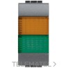 Portalámpara con difusor naranja / verde Livinglight 1 módulo antracita con referencia L4372AV de la marca BTICINO.