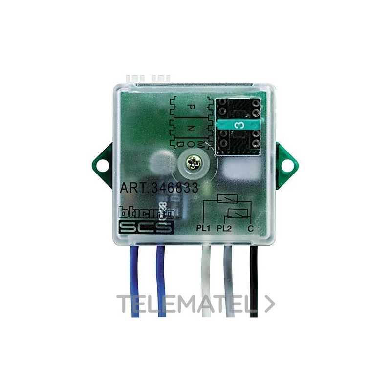 Accesorio llamada planta/control luz escalera con referencia 346833 de la marca BTICINO.