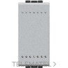 Interruptor Livinglight 1P 16A 1 módulo tech con referencia NT4001A de la marca BTICINO.