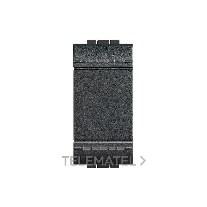 Interruptor 1 polo 16A con 1 módulo LIVING en color antracita con referencia L4001A de la marca BTICINO.