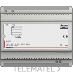 Alimentador 2 hilos audio con referencia 346040 de la marca BTICINO.