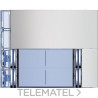Módulo frontal pulsador 4 pulsadores 2 columnas acabado Allmetal con referencia 352141 de la marca BTICINO.