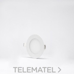 Aro empotrar ultrafino LEDs 9W redondo blanco frío blanco con referencia ND10RBFBL de la marca THREELINE.