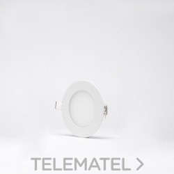 Aro empotrar ultrafino LEDs 9W redondo blanco neutro blanco con referencia ND10RBNBL de la marca THREELINE.
