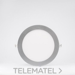 Empotrable ultrafino LED 18W redondo regulación blanco frío plata con referencia ND20RDMBFPL de la marca THREELINE.