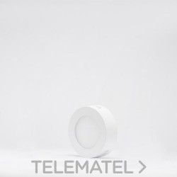 Aro ultrafino de LEDS 9W redondo de superficie blanco cálido blanco con referencia ND10R-SBCBL de la marca THREELINE.