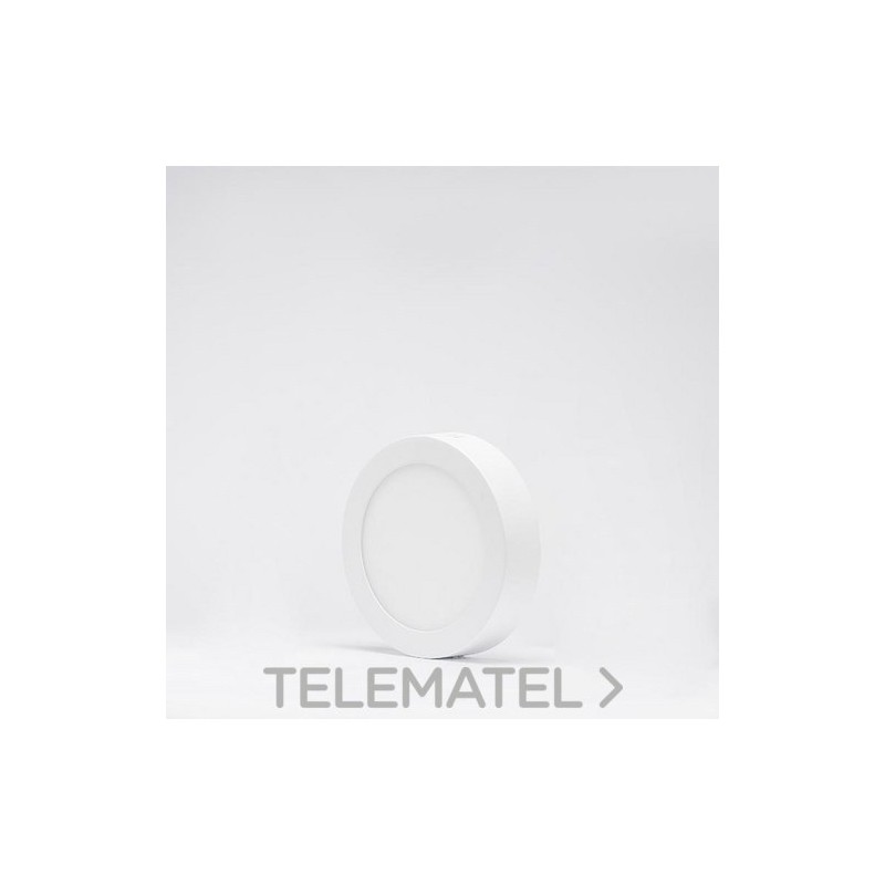 Aro ultrafino de LEDS 12W redondo de superficie blanco frío blanco con referencia ND16R-SBFBL de la marca THREELINE.