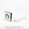 Controlador RGB+W/DMX/RF caja de mecanismos con referencia 4TDX8 de la marca THREELINE.