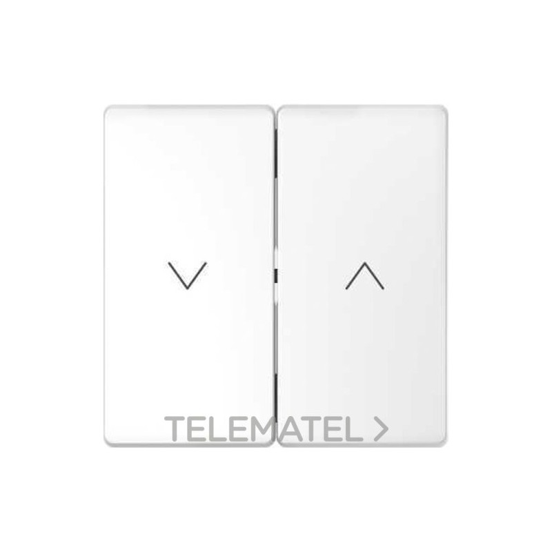 Tecla simple para mecanismo de persiana de la gama D-Life blanco ártico con referencia MTN3855-6035 de la marca SCHNEIDER ELEC.