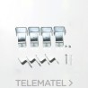 Accesorio superficie con escuadras para panel 30x120/60x120 con referencia ASE120 de la marca THREELINE.