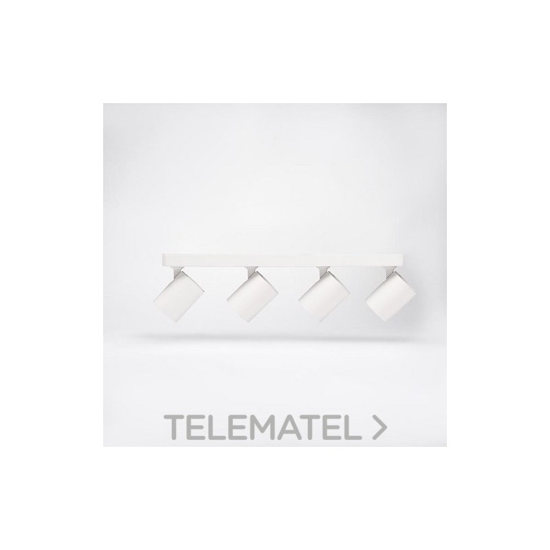 Aplique superficie 4xGU10 blanco con referencia SP4MTSBL de la marca THREELINE.