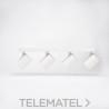 Aplique superficie 4xGU10 blanco con referencia SP4MTSBL de la marca THREELINE.