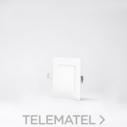 Aro empotrable ultrafino de LEDs 9W cuadrado regulación DALI blanco cálido blanco con referencia ND10CDABCBL de la marca THREE