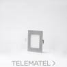 Aro empotrable ultrafino de LEDs 9W cuadrado regulación DALI blanco neutro plata con referencia ND10CDABNPL de la marca THREELI