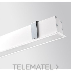 Lineal 1690mm Threeline 75W Opal de empotrar blanco neutro plata con referencia TLRE1690-75WBNPL de la marca THREELINE.